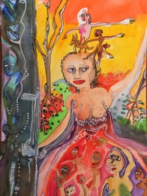 Exposition – Petites aquarelles batifolantes de Marion Bouvarel- Du 04 au 28 février 2026 – Vernissage le mercredi 04 février 2026 à 18h30 