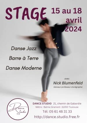 Stage de Danse Vacances de Printemps