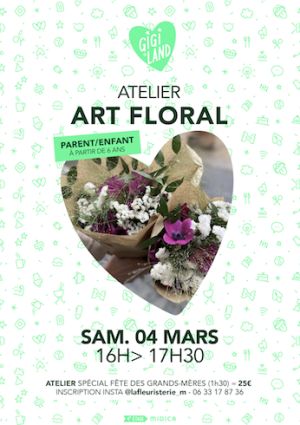 Atelier Art Floral chez Gigiland
