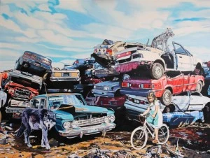 Café Ombres Blanches - Exposition Peintures - « Objectivités » - Maxime Lavie