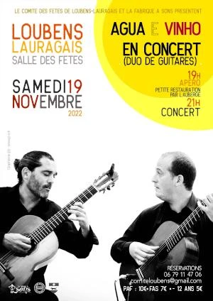 Agua e Vinho en concert (Duo de guitares)