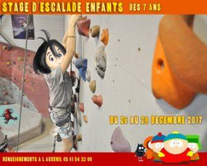 Altissimo Montaudran *** STAGE ESCALADE ENFANTS *** VACANCES DE NOEL 2017