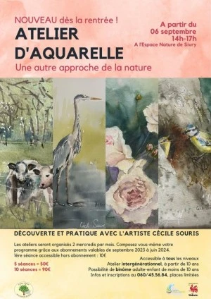 Atelier d'aquarelle naturaliste