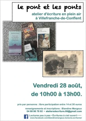 Le pont et les ponts • Atelier d'écriture déambulant