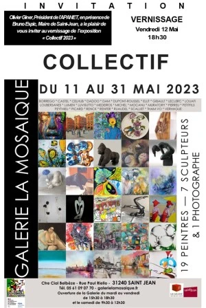 [EXPOSITION] COLLECTIF 23 à la galerie La Mosaïque
