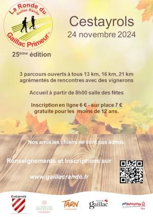 25ème édition de la Ronde du Gaillac Primeur®