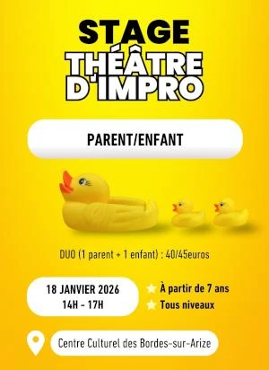 Stage Parents/Enfants : Théâtre d'Improvisation