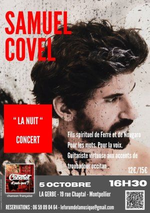 Samuel Covel, nouvel album "La nuit"