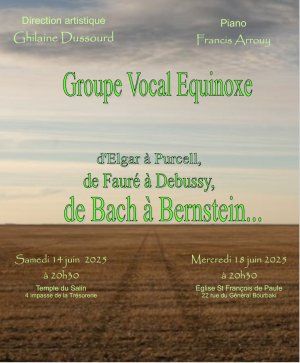 Concert du Groupe Vocal Equinoxe