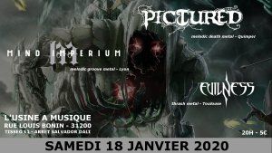 Pictured / Mind Imperium / Evilness 