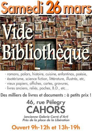 Grand « Vide BIBLIOTHÈQUE »