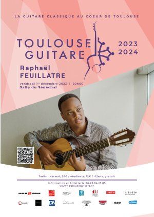 Raphaël FEUILLATRE Guitare classique Bach-Couperin-Duphly-Tarrega-Piazzola-Dyens