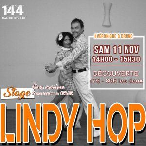 Stage découverte de Lindy Hop sur deux sessions