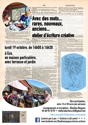 Avec des mots... rares, nouveaux, anciens... • Atelier d'écriture