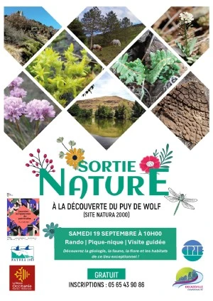Sortie nature à la découverte du Puy de Wolf, site Natura 2000 exceptionnel !