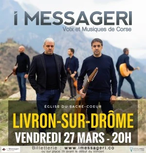 Concert groupe I MESSAGERI - Voix et musique de Corse