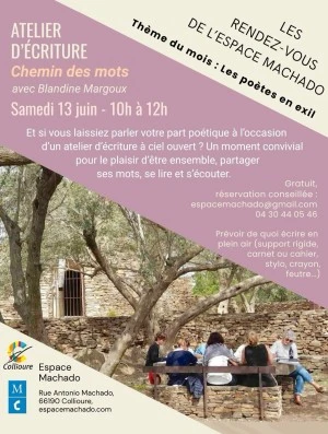 Chemin des mots, les poètes en exil • Atelier d'écriture itinérant