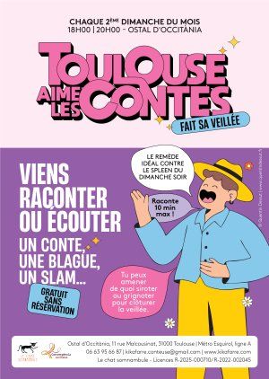 Veillée Conte et Arts de la Parole - Toulouse aime les contes