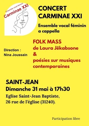 Saint-Jean Concert chœur féminin Carminae XXI