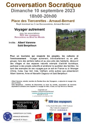 Voyager autrement : Conversation Socratique 