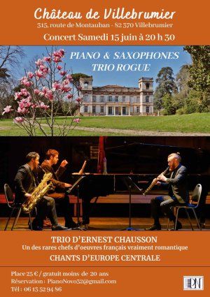 Concert du Trio Rogue -- Piano et saxophone