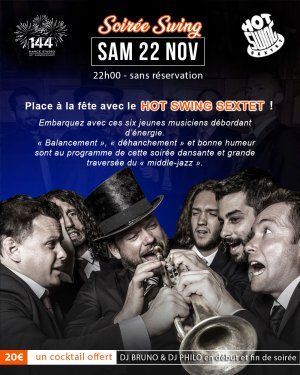 Soirée dansante Hot Swing Sextet