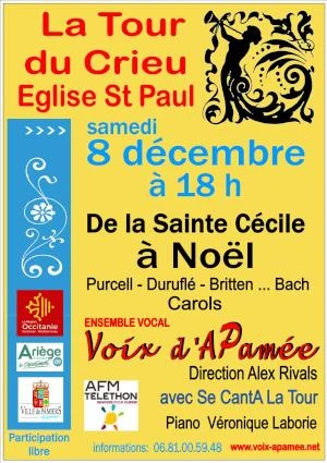 De la Ste Cécile à Noël – Voix d'Apamée en concert