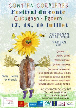 Festival du conte Cont'en Corbières Cucugnan Padern
