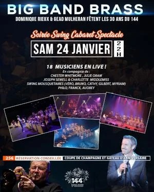 Big Band Brass fête les 30ans du 144 Dance Studio