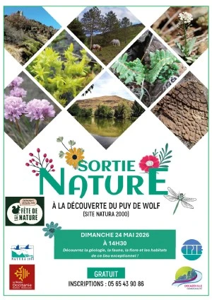 Sortie nature à la découverte d'un site Natura 2000 exceptionnel : le Puy de Wolf