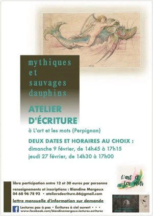 Mythiques et sauvages dauphins • Atelier d'écriture