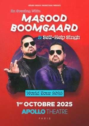 Masood Boomgaard à Paris le 01/10/2025 à l'Apollo Théâtre