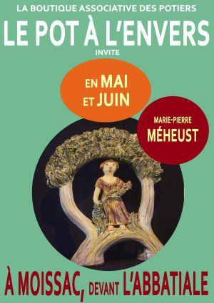 Exposition Marie-Pierre MEHEUST au Pot à l'Envers à Moissac.
