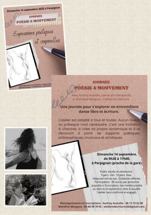 Poésie & Mouvement • Expressions poétiques et corporelles