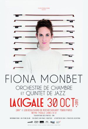 Fiona Monbet à la Cigale à Paris le 30/10