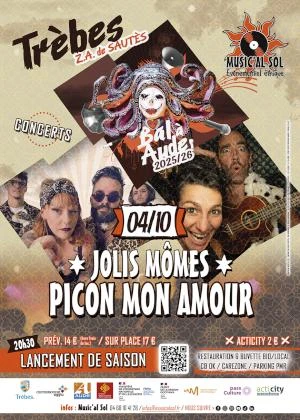 Concerts de PICON MON AMOUR + JOLIS MÔMES