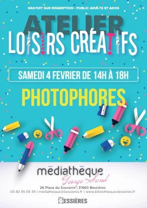 ATELIER LOISIRS CREATIFS "photophores" 