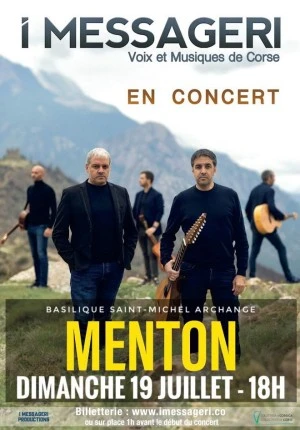 Concert groupe I MESSAGERI - Voix et Musiques de Corse