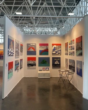 Vernissage de l'exposition "Point de vue" de Magali Nègre