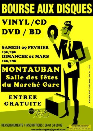 bourse aux disques Vinyl, CD, DVD et BD