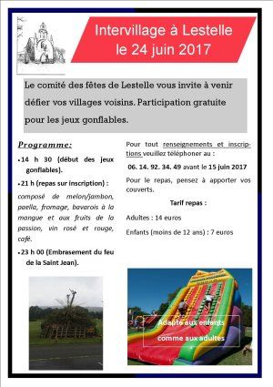 Intervillage à Lestelle