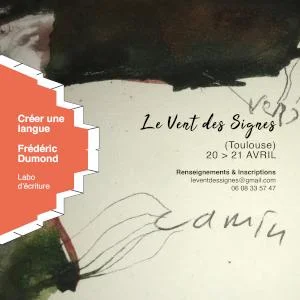 Atelier "Créer une langue" | frédéric dumond