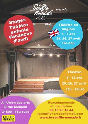 Stages théâtre et théâtre en anglais