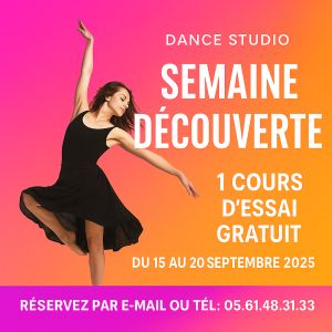 Semaine Découverte au Dance Studio "Portes Ouvertes"
