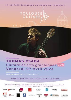 THOMAS CSABA - Guitare classique et Arts graphiques