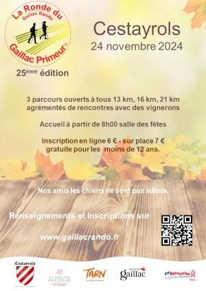 25ème édition de la Ronde du Gaillac Primeur®