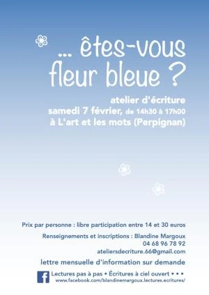 Êtes-vous fleur bleue ? • Atelier d'écriture créative