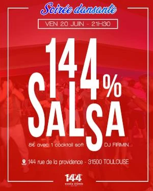 Soirée dansante 144% Salsa