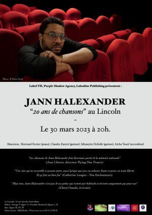 Jann Halexander fête 20 ans de chansons au Lincoln