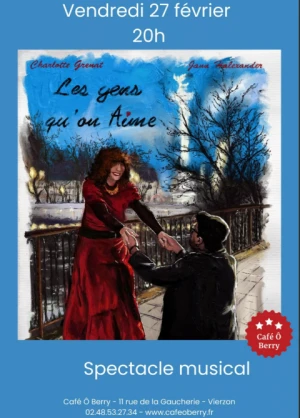 Charlotte Grenat et Jann Halexander 'Les gens qu'on aime' au Café O Berry